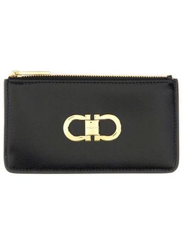 Gancini Credit Card Holder - Ferragamo - Modalova