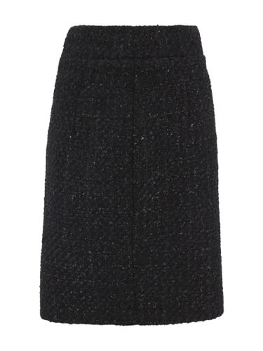 Tweed Pencil Skirt With Lurex Yarn - Tagliatore - Modalova