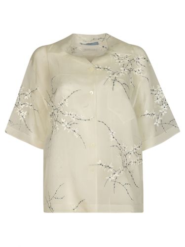 Prada Printed Oversized Blouse - Prada - Modalova