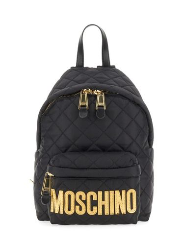 Moschino Quilted Nylon Backpack - Moschino - Modalova