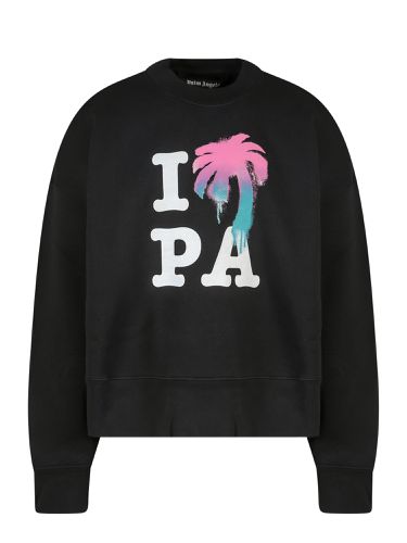 I Love Pa Sweatshirt - Palm Angels - Modalova