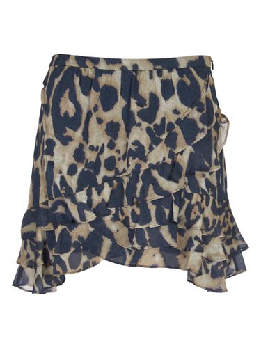 IRO Ruffle Leopard Print Skirt - IRO - Modalova
