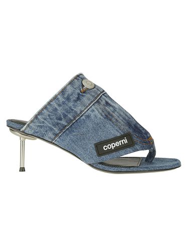 Coperni Denim Open Thong Sandal - Coperni - Modalova