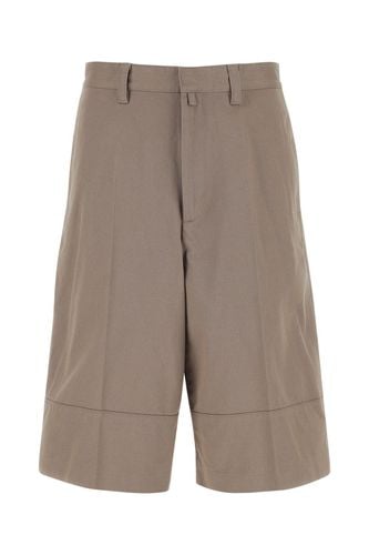 Dove Grey Cotton Bermuda Shorts - AMBUSH - Modalova