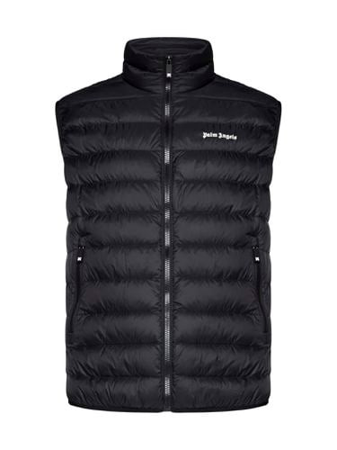 Palm Angels Full Zip Down Vest - Palm Angels - Modalova