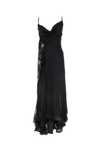 Y/Project Black Satin Dress - Y/Project - Modalova