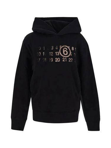 MM6 Maison Margiela Logo Hoodie - MM6 Maison Margiela - Modalova