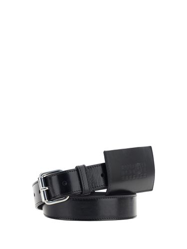 MM6 Maison Margiela Leather Belt - MM6 Maison Margiela - Modalova