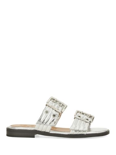 Ganni Sandal With Buckle - Ganni - Modalova