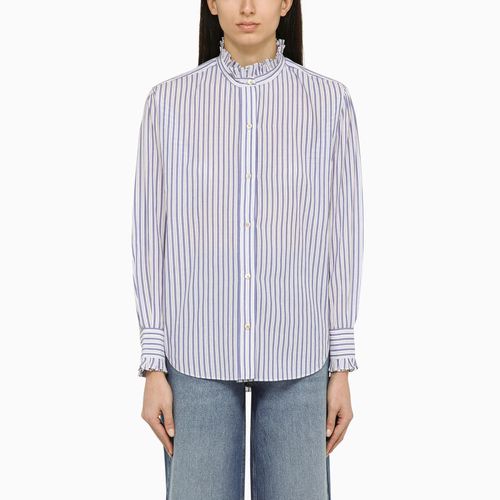 Blue Striped Cotton Shirt - Marant Étoile - Modalova