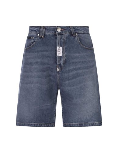 Denim Shorts Formentera Fit - Philipp Plein - Modalova