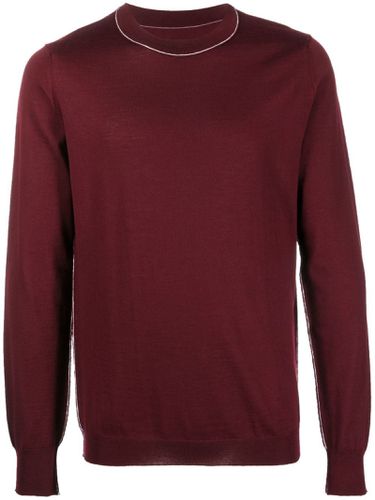 Wine Red Wool Blend Jumper - Maison Margiela - Modalova