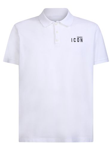 Dsquared2 White Icon Polo Shirt - Dsquared2 - Modalova