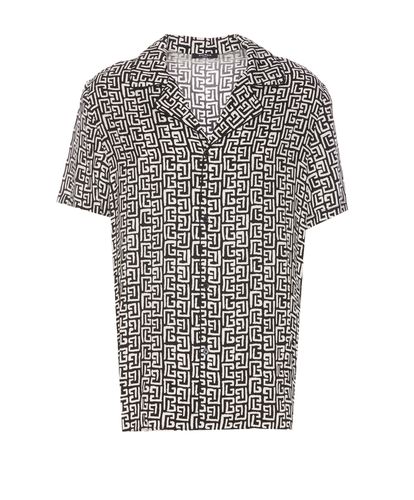 Balmain Mini Monogram Shirt - Balmain - Modalova