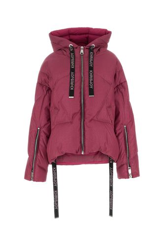 Tyrian Purple Polyester Iconic Down Jacket - Khrisjoy - Modalova