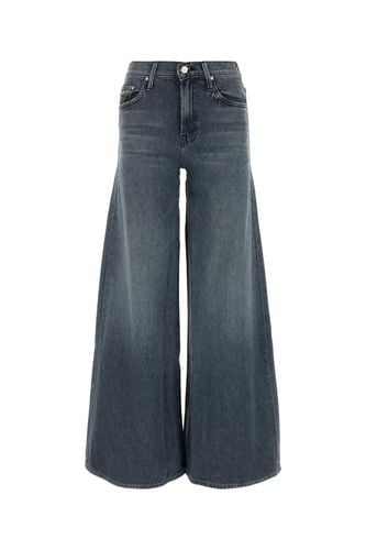 Dark Grey Denim The Swisher Sneak Wide-leg Jeans - Mother - Modalova