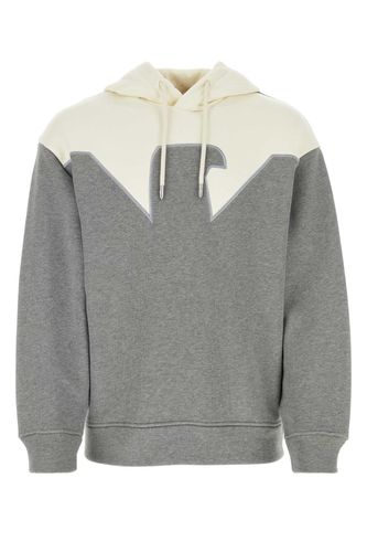 Two-tone Cotton Sweatshirt - Emporio Armani - Modalova