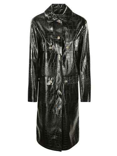 Printed Trench - Versace Jeans Couture - Modalova