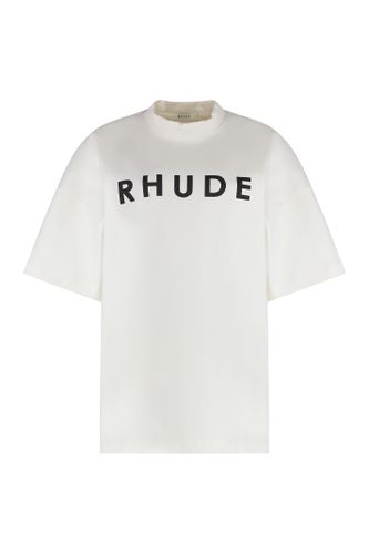 Rhude Logo Print Oversize T-shirt - Rhude - Modalova