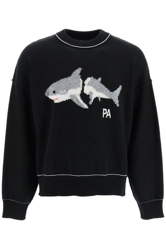 Palm Angels Shark Sweater - Palm Angels - Modalova