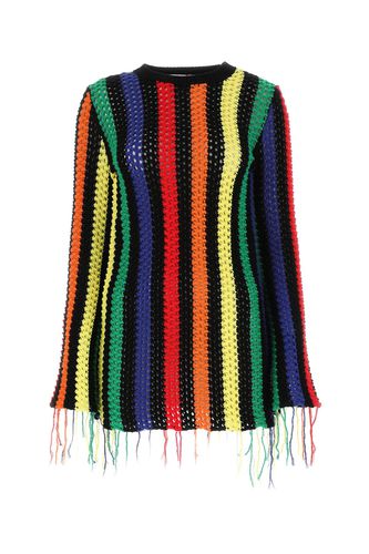 MSGM Multicolor Cotton Sweater - MSGM - Modalova