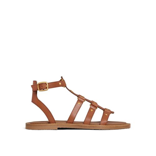 Celine Leather Gladiator Sandals - Celine - Modalova