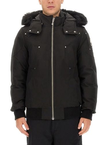 Down Jacket With Hood - Moose Knuckles - Modalova