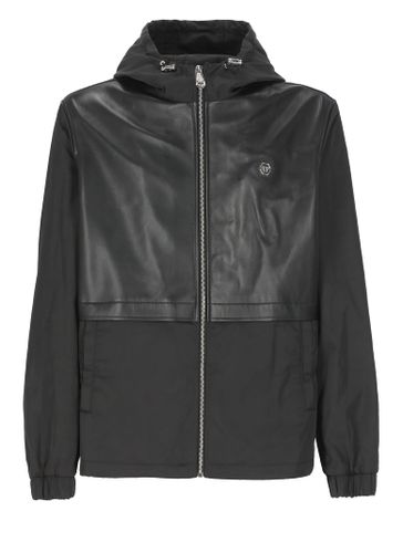 Philipp Plein Leather Jacket - Philipp Plein - Modalova