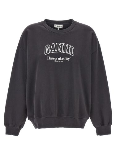 Ganni Printed Sweatshirt - Ganni - Modalova