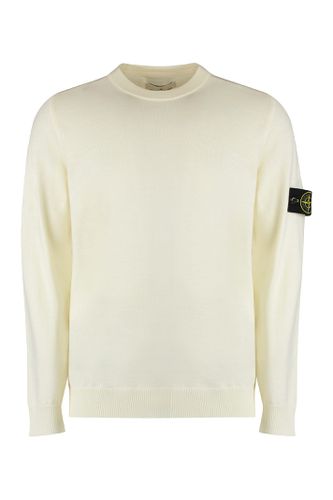 Virgin Wool Crew-neck Pullover - Stone Island - Modalova