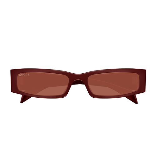 Gucci Gg1778s Linea Fashion 003 Burgundy Brown Sunglasses - Gucci Eyewear - Modalova