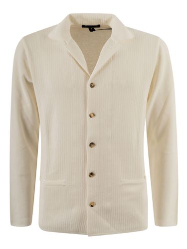 Stripe Pattern Buttoned Shirt - Lardini - Modalova