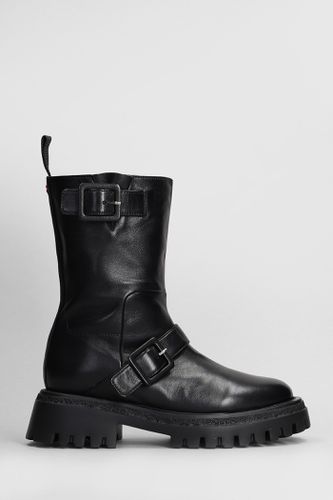 Baron Combat Boots In Leather - Halmanera - Modalova