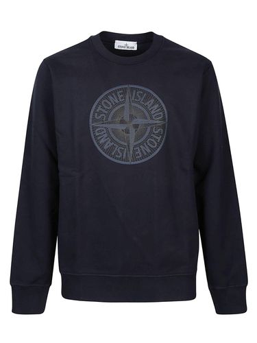 Logo Embroidered Crewneck Sweatshirt - Stone Island - Modalova