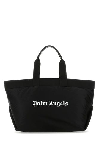 Black Fabric Shopping Bag - Palm Angels - Modalova