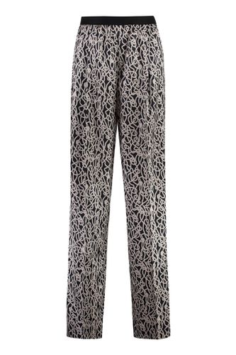 Agnona Printed Silk Pants - Agnona - Modalova