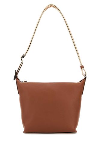 Brown Leather Cubi Small Crossbody Bag - Loewe - Modalova