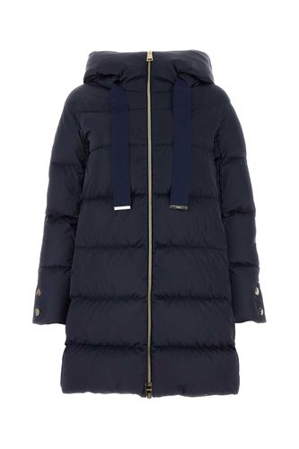 Dark Blue Polyester Down Jacket - Herno - Modalova