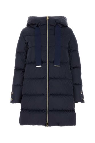 Dark Blue Polyester Down Jacket - Herno - Modalova