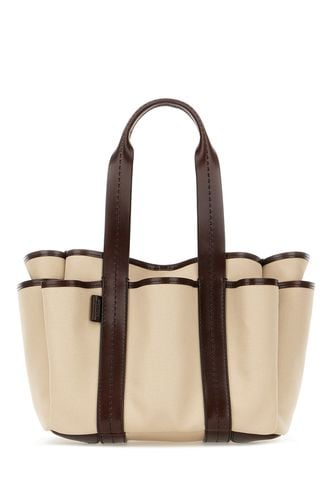 Sand Canvas Giardiniera Handbag - Max Mara - Modalova