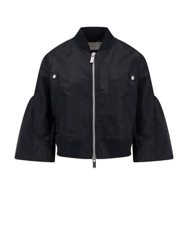 Puff Sleeved Panelled Bomber Jacket - Sacai - Modalova