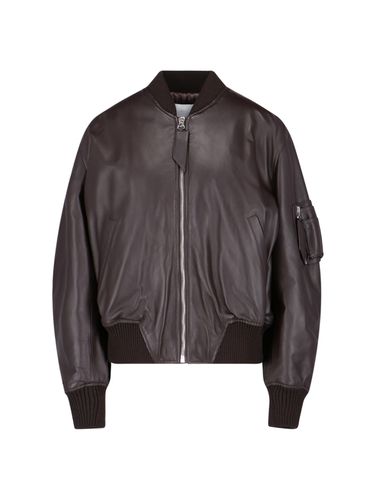 The Attico Brown Leather Jacket - The Attico - Modalova