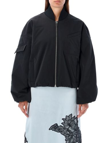 Ganni Oversized Short Bomber - Ganni - Modalova