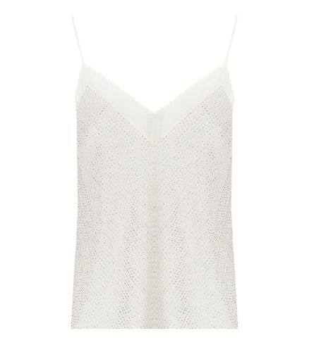 Embroidered Georgette Top - Elisabetta Franchi - Modalova