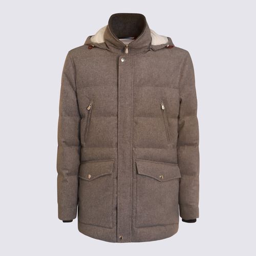 Wool Down Jacket - Brunello Cucinelli - Modalova