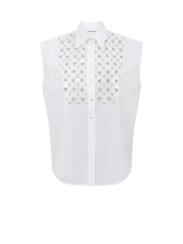 Parosh White Sleeveless Shirt - Parosh - Modalova