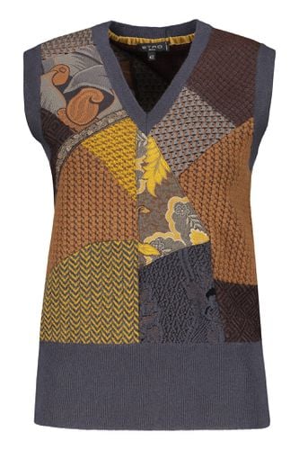 Etro Wool Blend Vest - Etro - Modalova