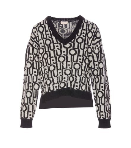 Liu-Jo Logo Jacquard Sweater - Liu-Jo - Modalova