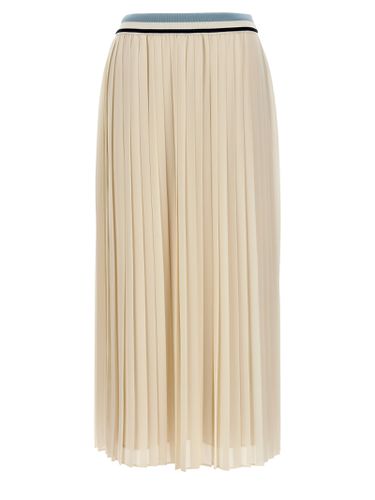 Moncler Long Pleated Skirt - Moncler - Modalova