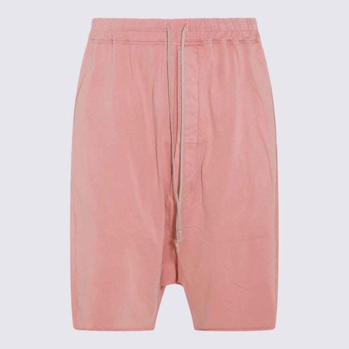 DRKSHDW Pink Cotton Shorts - DRKSHDW - Modalova